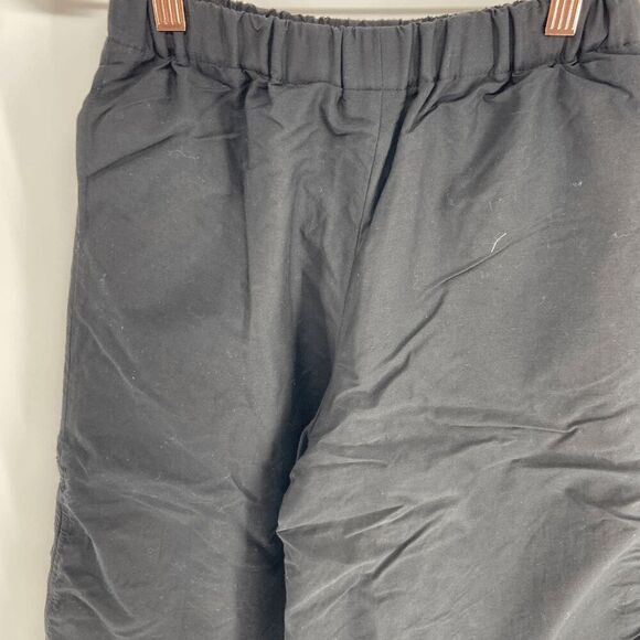 Renli Sue Womens Black Bermuda Oversized New Lagenlook Ruched Bottom Short Small - Picture 8 of 11